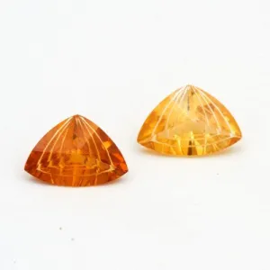 10x7 to 17x14mm Yellow Citrine Fantasy Trillions