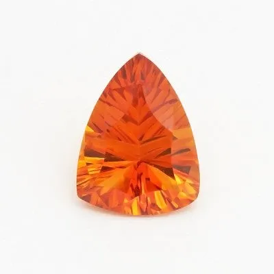 12x9mm Fire Citrine® Concave Elongated Trillions