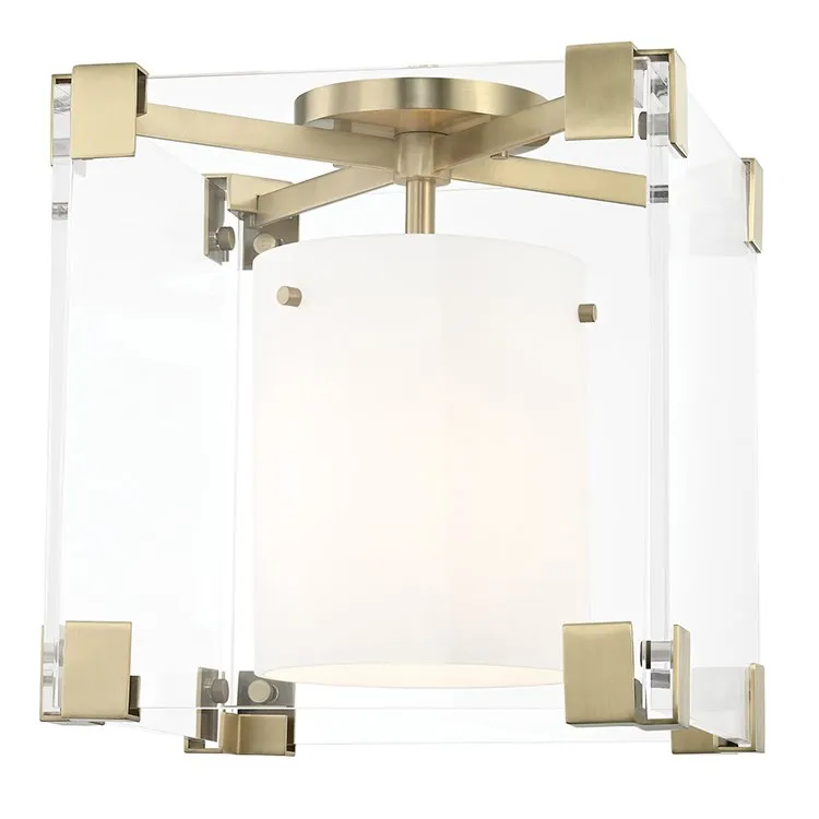 Achilles Single-Light Flush Mount Ceiling Fixture