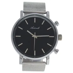 AG6182-06 Silver Stainless Steel Mesh Bracelet Watch