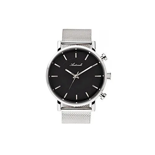 AG6182-06 Silver Stainless Steel Mesh Bracelet Watch