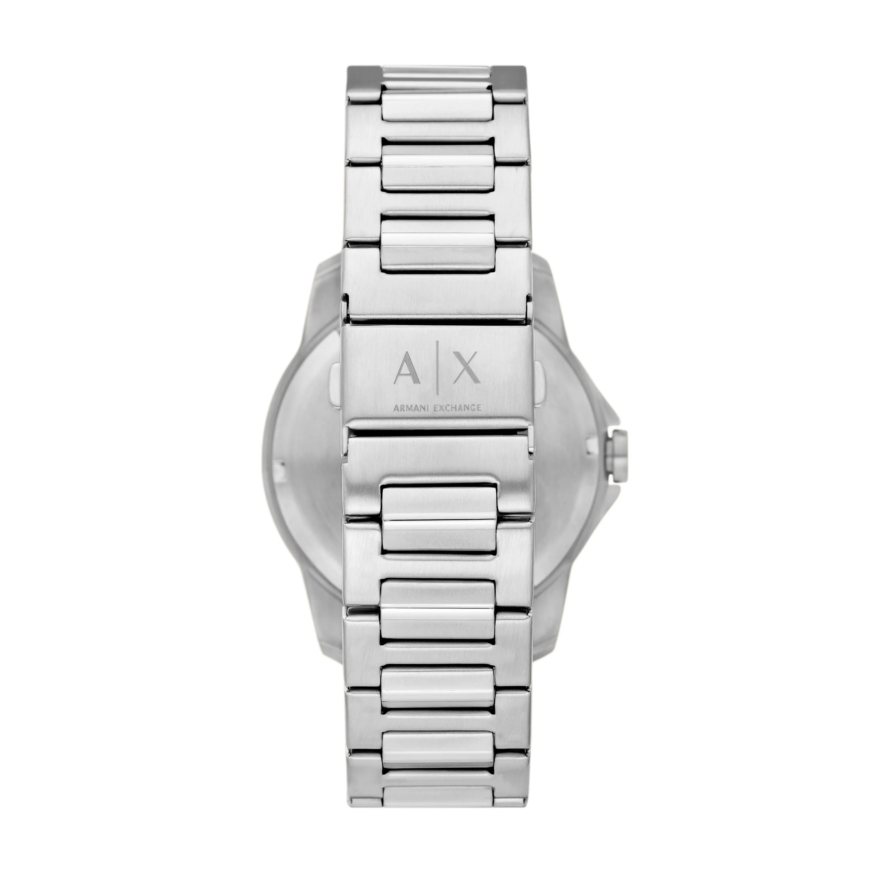 Armani Exchange Three-Hand Day-Date Stainless Steel Watch AX1764