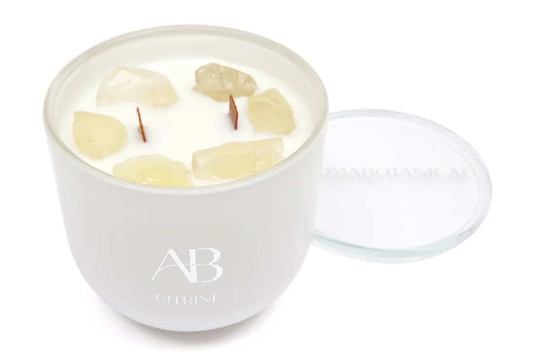 Aromabotanical Crystal Candle 340g - Citrine