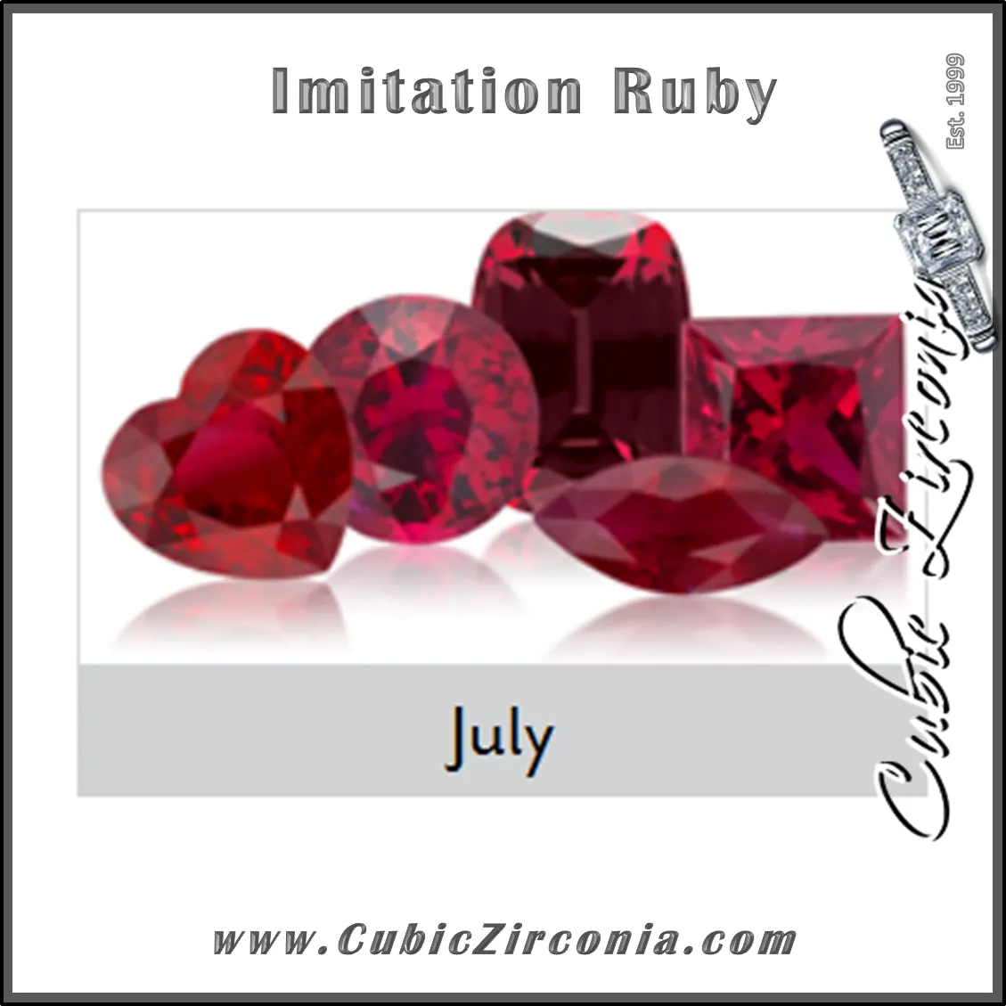 Birthstone Colors Cubic Zirconia Loose Stones Melee Loose Stones