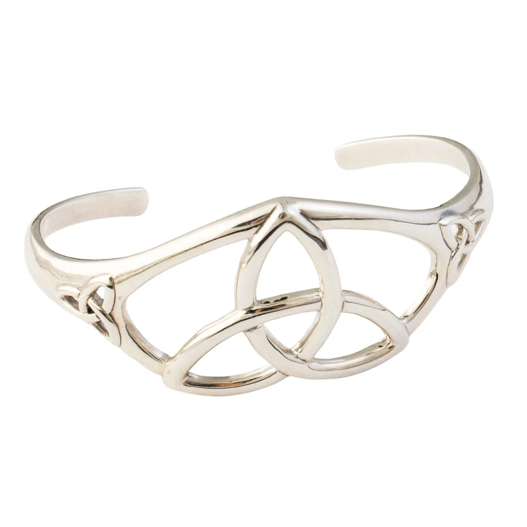 Celtic Triquetra Knot Silver Bracelet