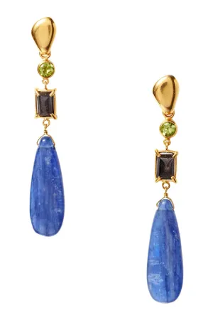 Chan Luu Malta Earrings in Kyanite Mix