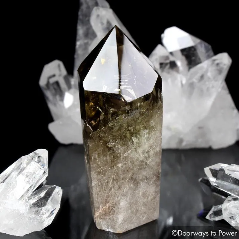 Citrine Smoky Phantom Quartz Isis Crystal Point 'The Doorway'