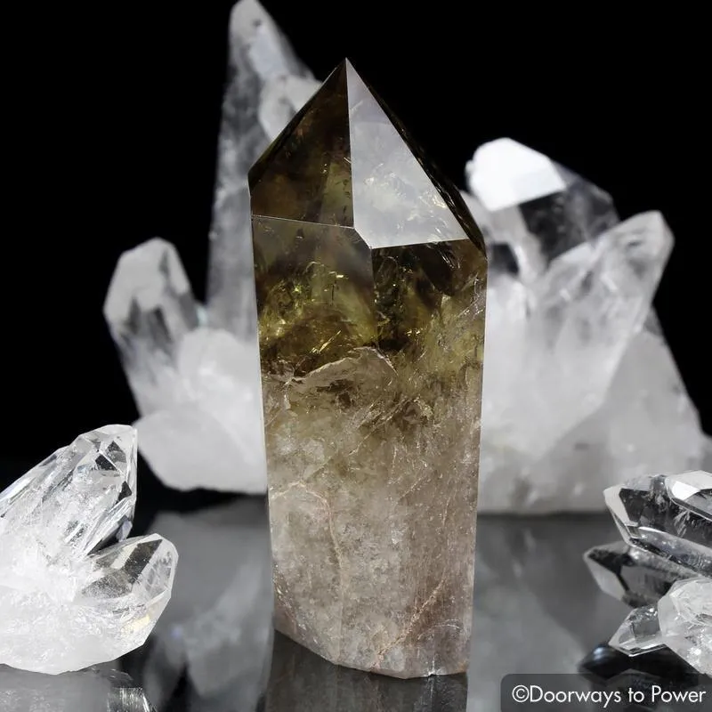 Citrine Smoky Phantom Quartz Isis Crystal Point 'The Doorway'