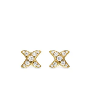 David Yurman 6mm Crossover X Stud Earrings