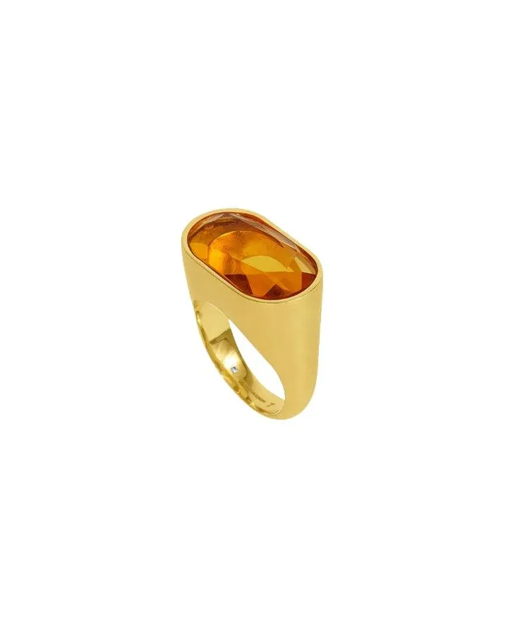 Dean Davidson Mercer Gemstone Statement Ring Citrine