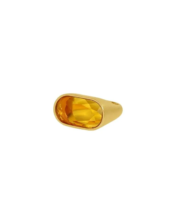 Dean Davidson Mercer Gemstone Statement Ring Citrine