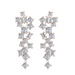 Diamond Drop Earrings