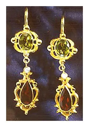 Evangeline Earnshaw Peridot Earrings