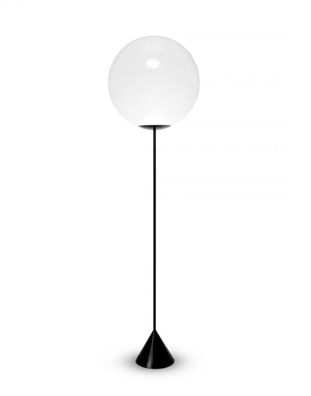 Ex Display Tom Dixon Globe Cone LED Floor Lamp - Opal