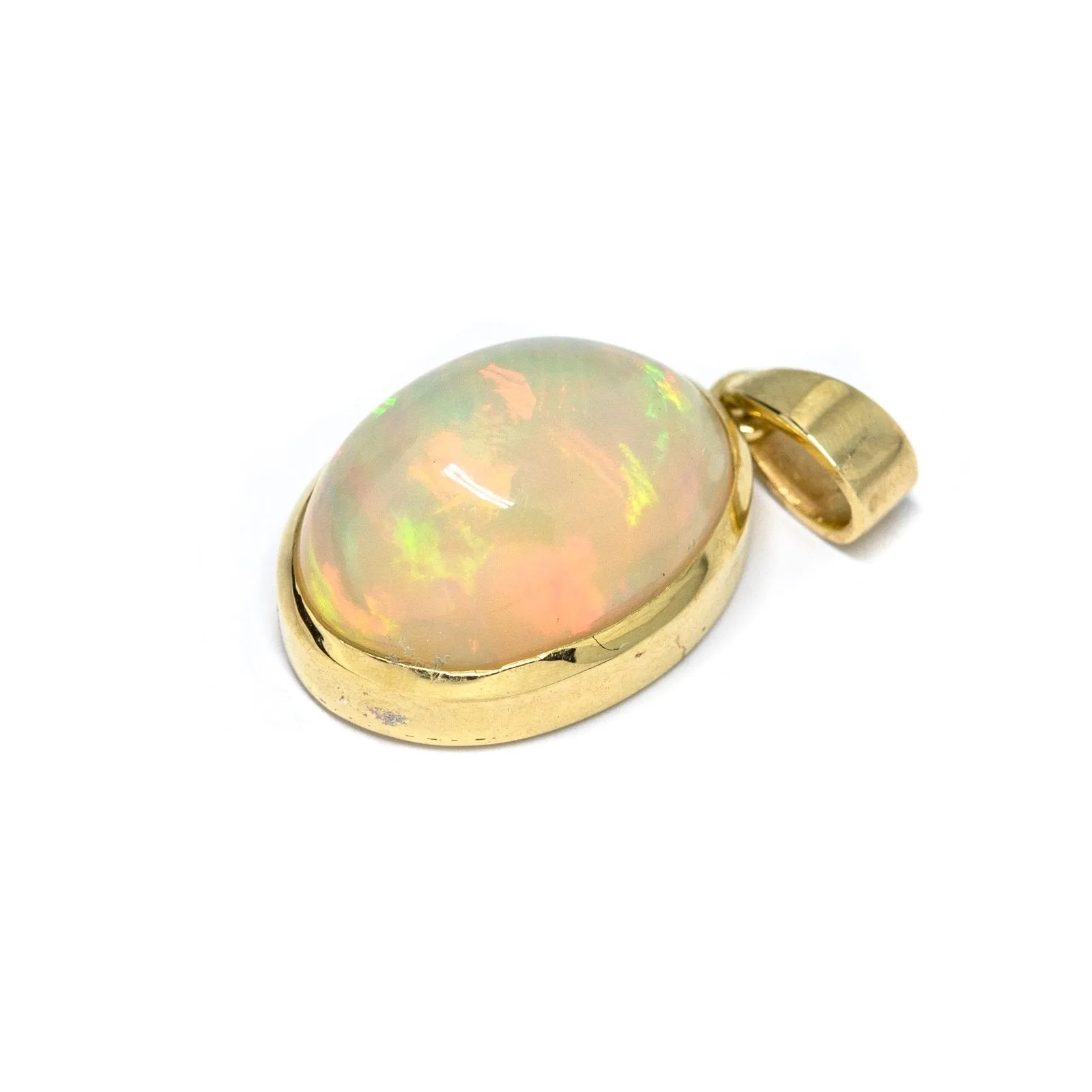 Flashy Ethiopian Opal Pendant