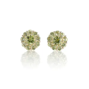 Floret Earrings in Peridot