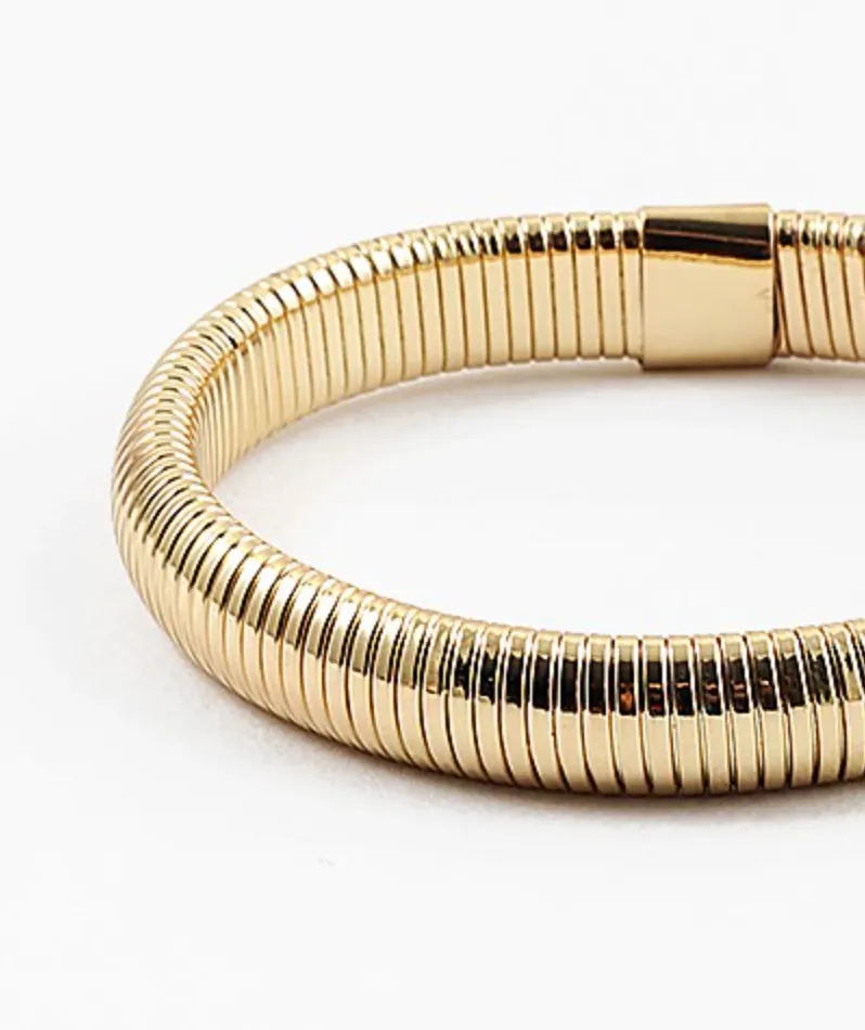 Gold Flex Cuff Bracelet