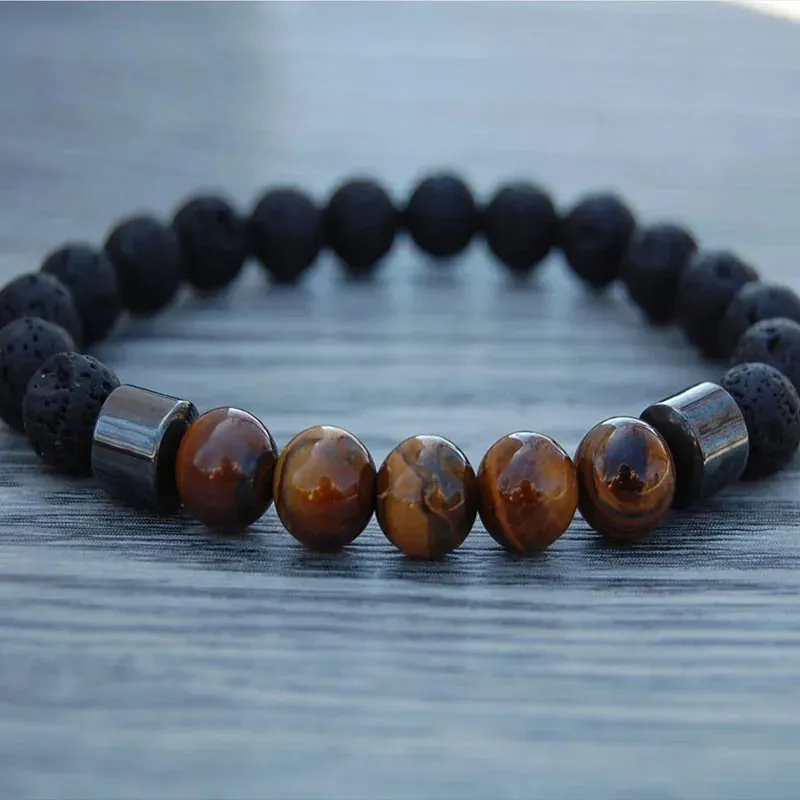 Good luck Bracelet Citrine bracelet Black Tourmaline bracelet Yoga bracelet