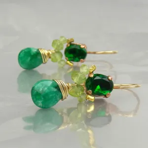 Green Angel Earrings