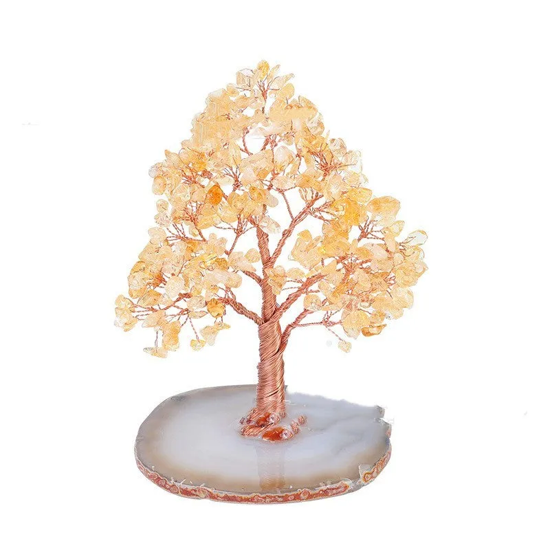 Hand Made Fortune Seeking Citrine Tree! Absolutely Beautiful!!