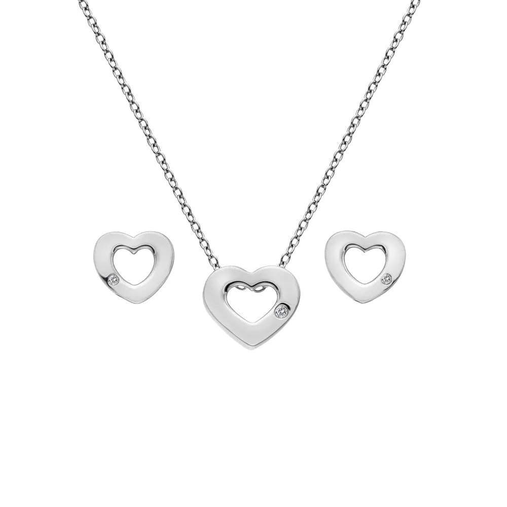 Hot Diamonds Diamond Amulets Heart Pendant SS136