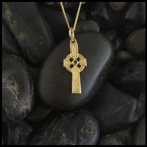 Kelly Celtic Cross Pendant in 14K Gold