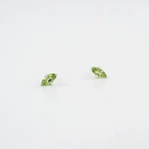 Marquise Peridot Post Earring