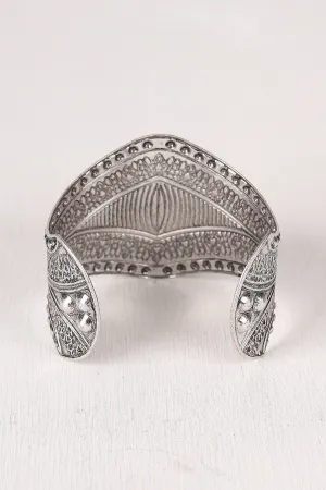 Medieval Engraved Cuff Bracelet