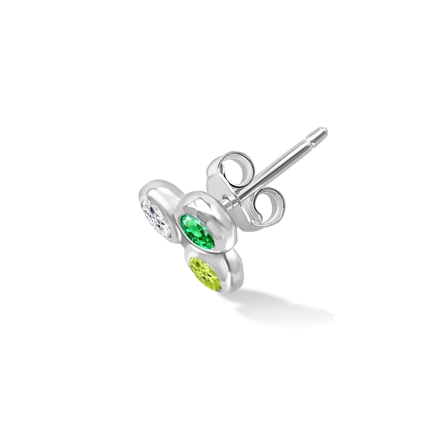 Men's Single 'Greens' Array Trio Stud