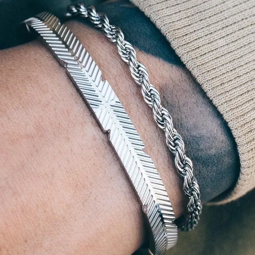 Mister Feather Cuff Bracelet