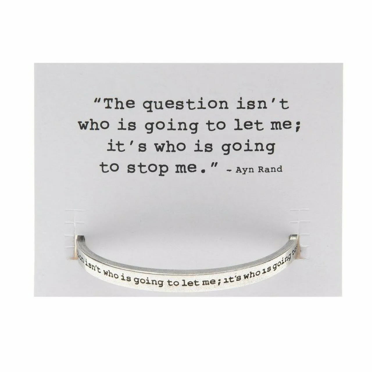 Mix & Match 2-Pieces Quotable Cuff Bracelets Made in USA