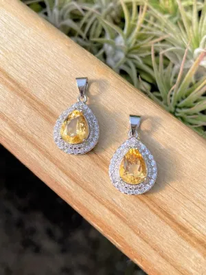 Multifaceted Citrine Pendant