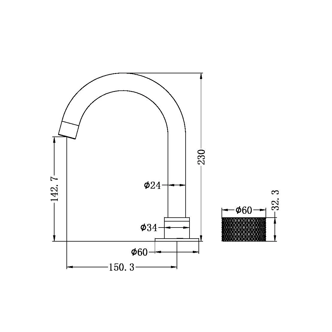 Nero OPAL Progressive Basin Set Brushed Nickel