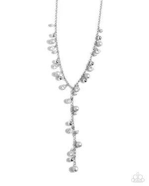 Noble Notion - Silver Necklace - Paparazzi Accessories