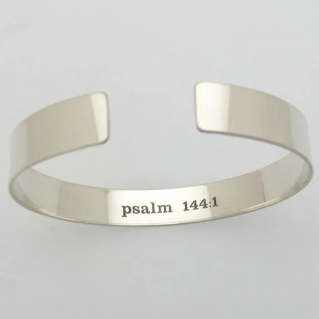 Old English Font Engraved Bracelet