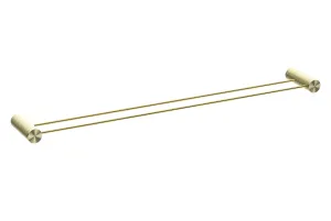 OPAL Double Towel Rail Brushed Gold 800MM NR2530DBG