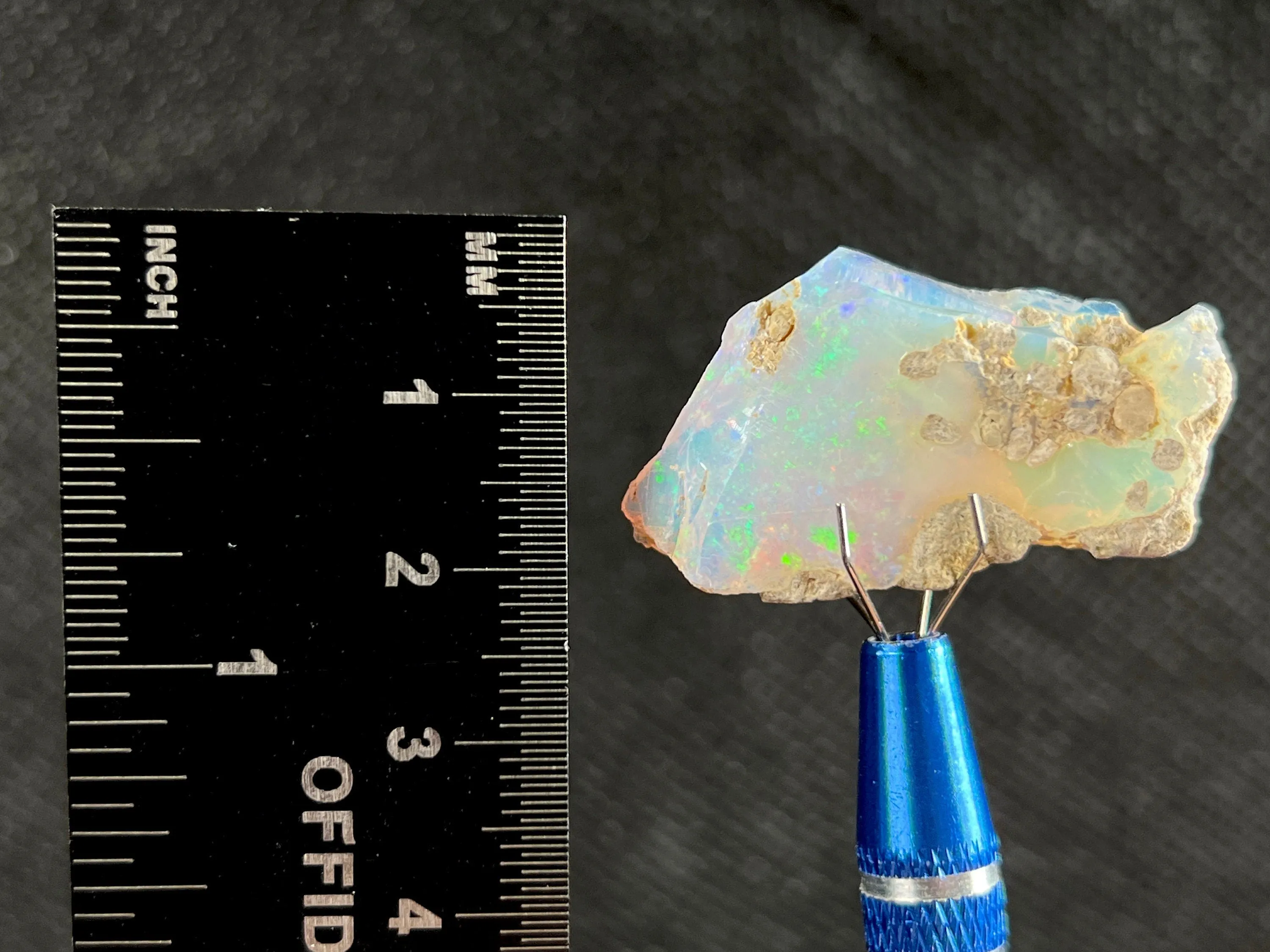 OPAL Raw Crystal - 4A, Cutting Grade - Opal Jewelry Making, Certified Opal Gemstone, Welo Opal, 50619