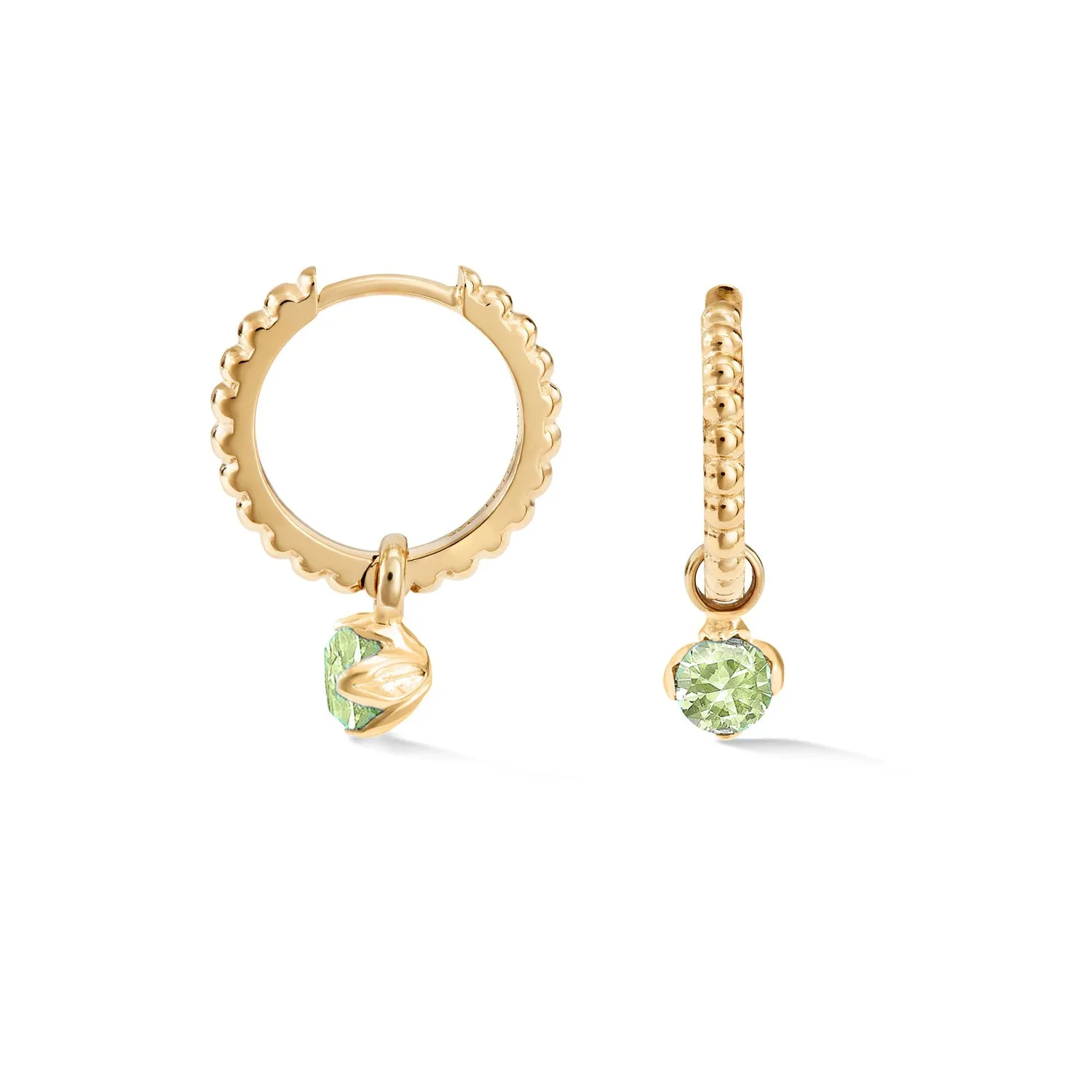 Peridot Orissa Hoops