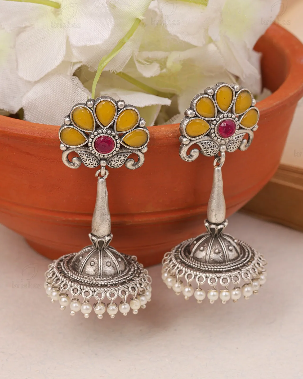 Pratiksha Jhumki Earrings - wxo