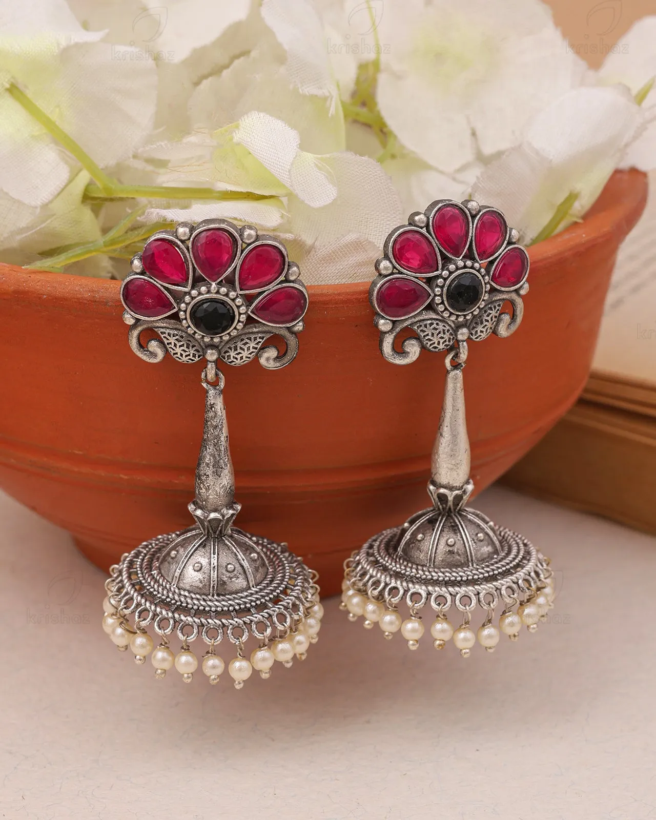 Pratiksha Jhumki Earrings - wxo