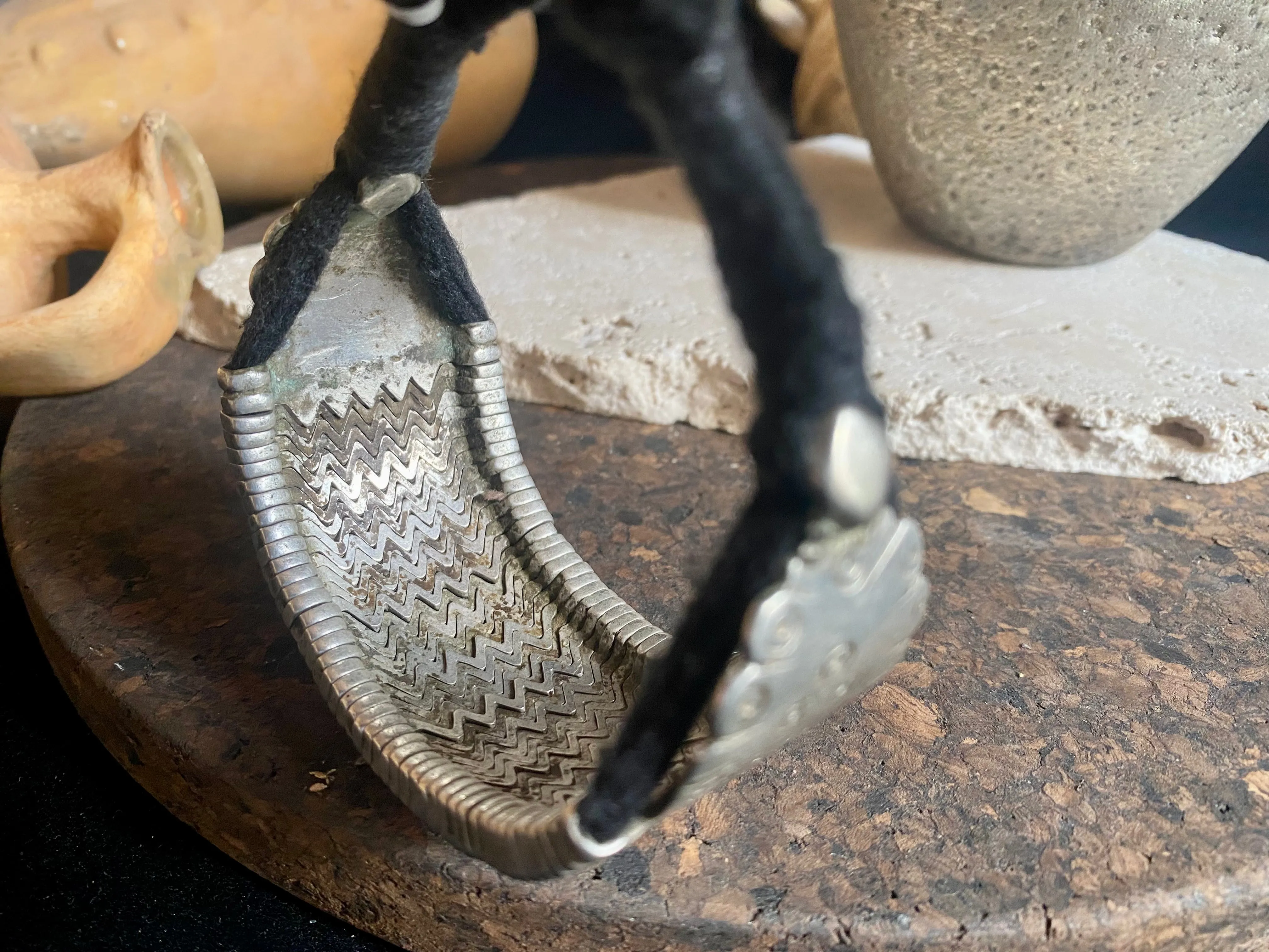 Rajasthani Antique Silver Bazuband Bracelet