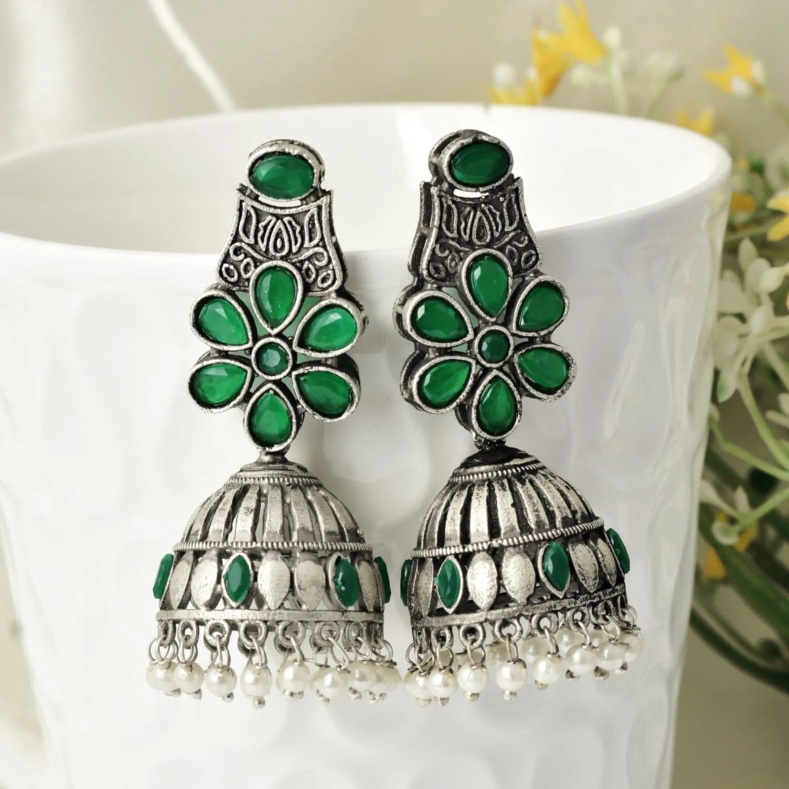 Reepal Jhumka Earrings