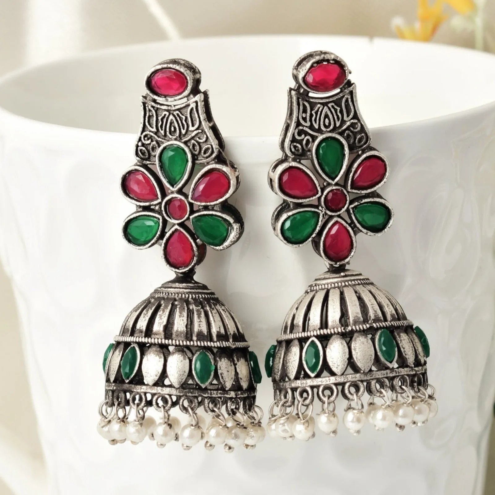 Reepal Jhumka Earrings