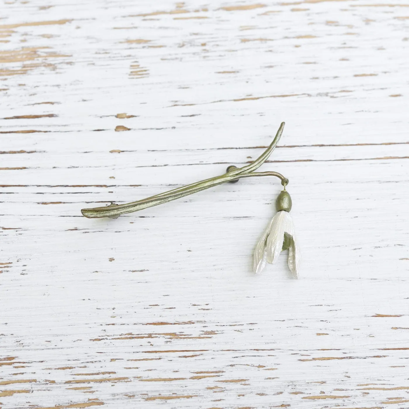 Snowdrops Dainty Brooch