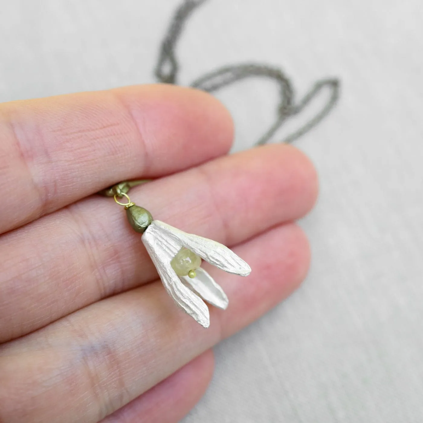 Snowdrops Dainty Pendant