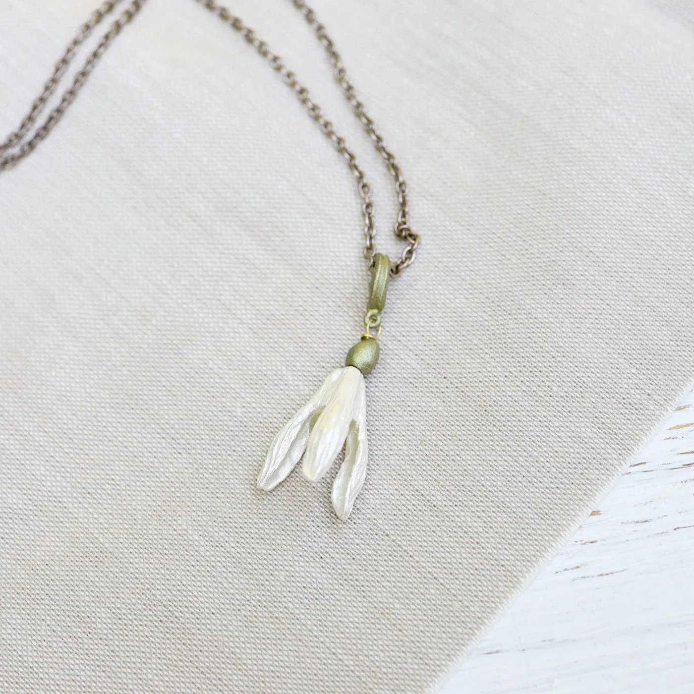 Snowdrops Dainty Pendant