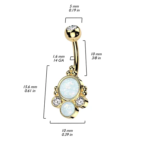 Zelda Opal Blitz Belly Ring